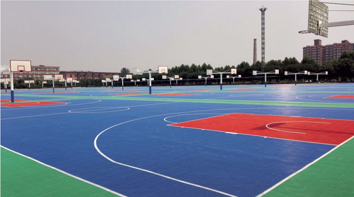 壹号娱乐健身器材-悬浮拼装运动球场