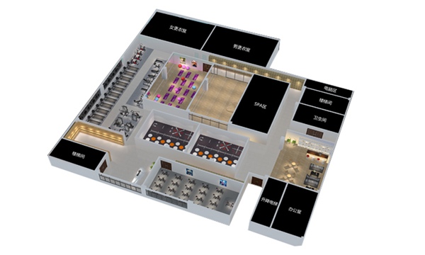 1700平方健身房配置方案-广西壹号娱乐体育健身器材有限公司 1700平方健身房配置方案-广西壹号娱乐体育健身器材有限公司