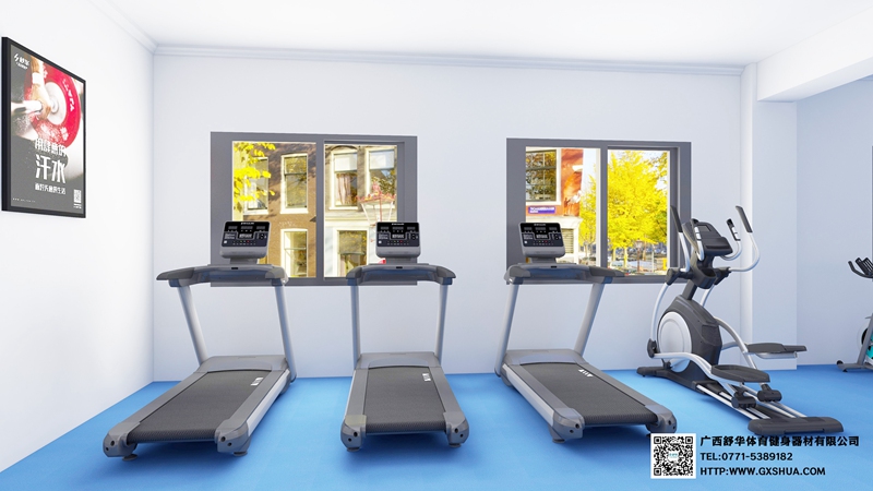 企事业单位健身房-有氧器材区 企事业单位健身房-有氧器材区